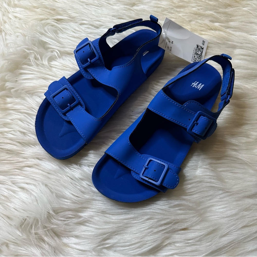 NWT Kids Blue H&M Sandals size 2
